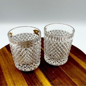 Westmoreland English Hobnail Highball Cut Glasses. Vintage